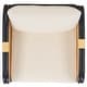 preview thumbnail 11 of 22, SAFAVIEH Alybeth Boho Coastal Solid Wood Accent Chair with Cushion - 26" W x 26" D x 26" H