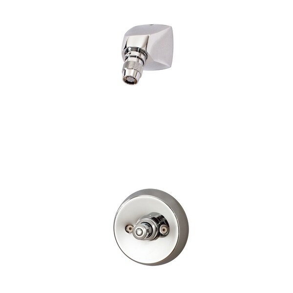 Symmons 3-325 Showeroff Shower Only Trim Package with 2.5 GPM Shower Head and Rough In - Polished Chrome