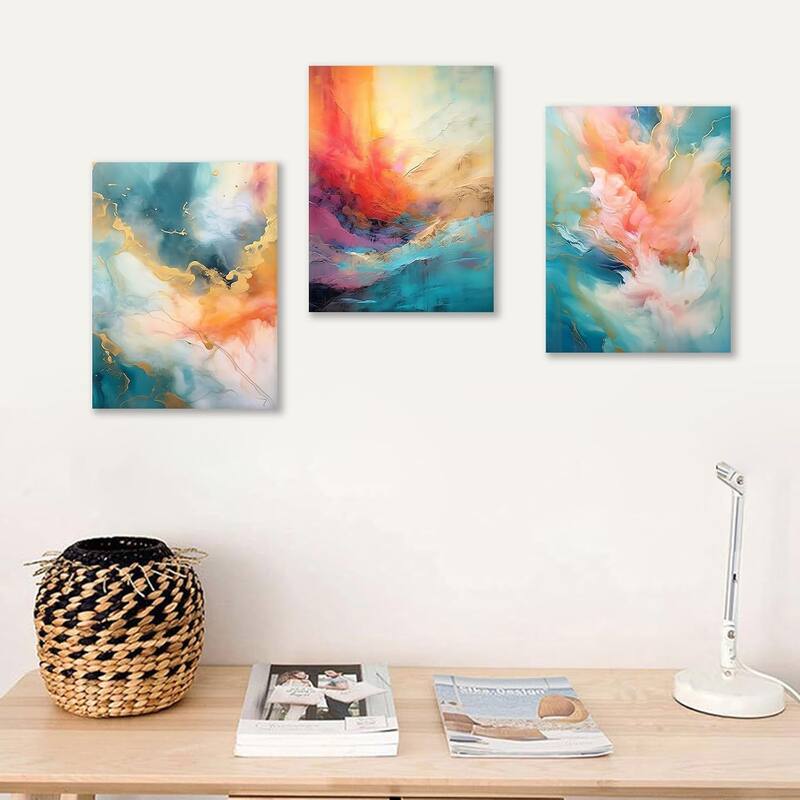 Abstract Canvas Wall Art Colorful Picture Painting