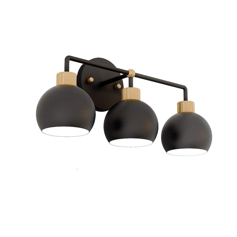OROMA HOME Hannes 3-Light Dome Bathroom Vanity Light - N/A