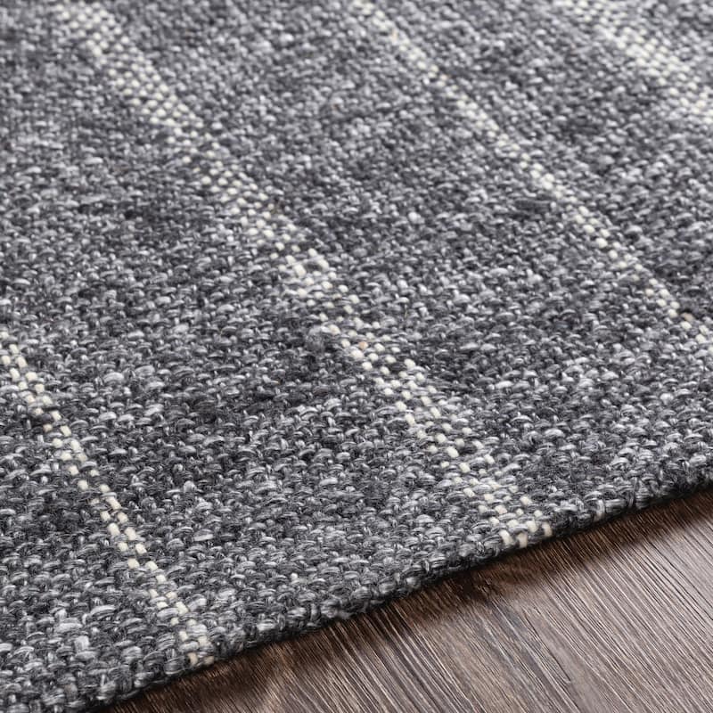 Livabliss Lachi Handmade Cottage Striped Wool & Viscose Area Rug