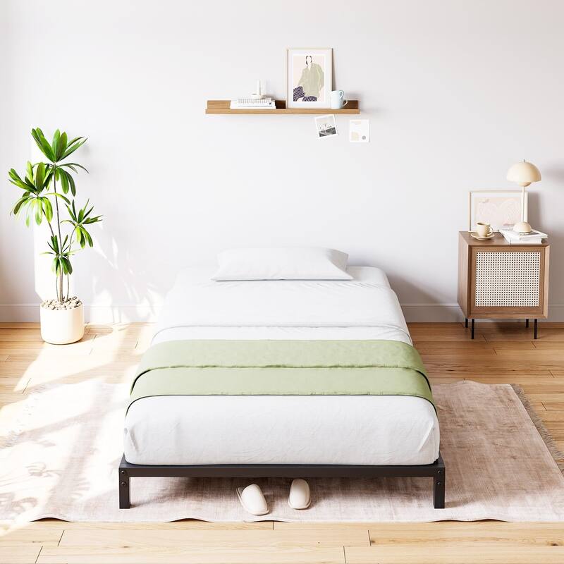 Bed Frame No Box Spring Needed