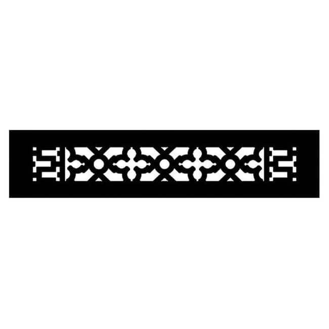 Reggio Registers Scroll Series 2-1/4" x 14" Grille with Mounting Holes