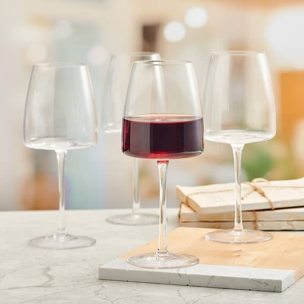 Mikasa Cora 15 oz. Red Wine Glasses, Set of 4 - Clear