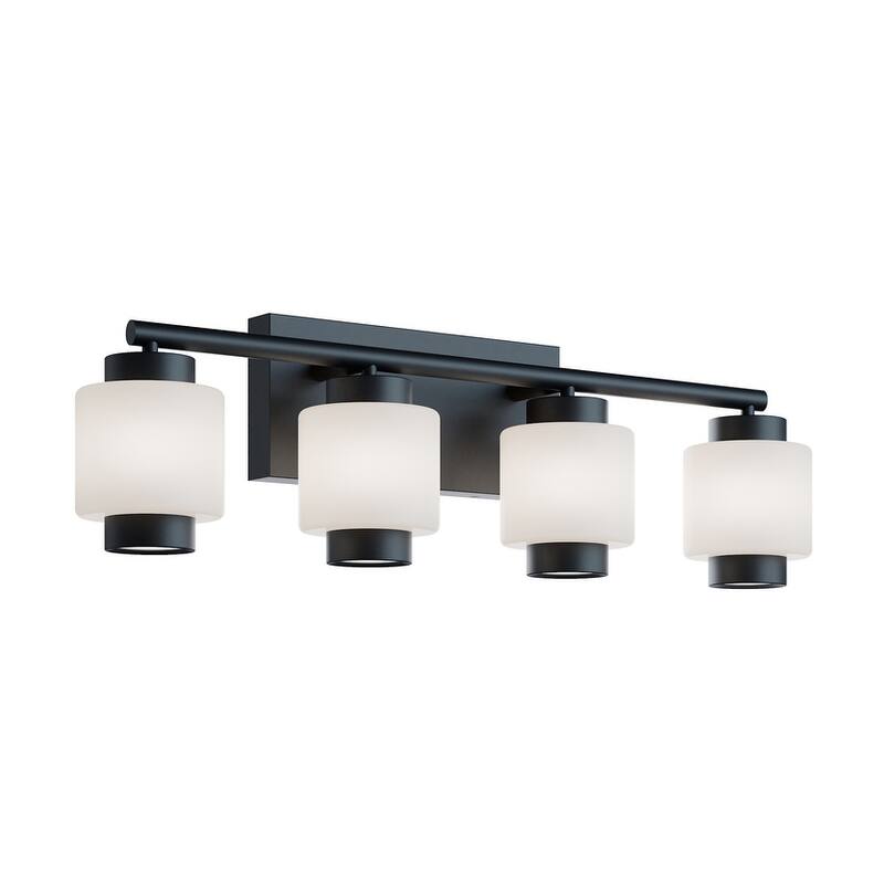AFX SYDV2807LAJUD Sydney 4 Light 7" Wide LED Vanity Light - Black