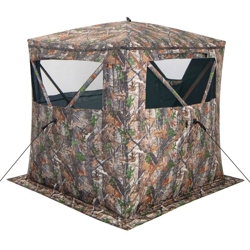 Costway Hunting Blind Portable Pop Up Ground Tent 2-3 Person with - See Details
