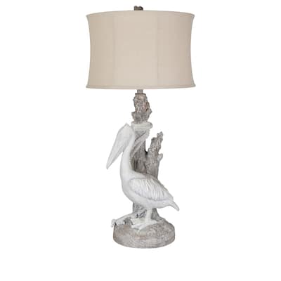 Pelican Resin Coastal Table Lamp - 38.5"