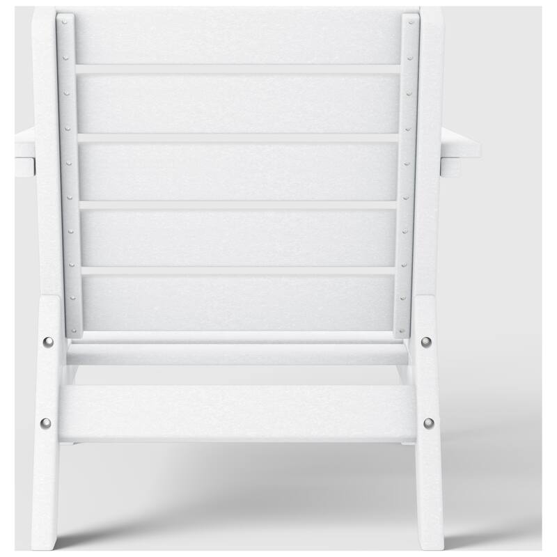 Polytrends Birchwood All Weather Poly HDPE Outdoor Patio Deep Seating Arm Chair