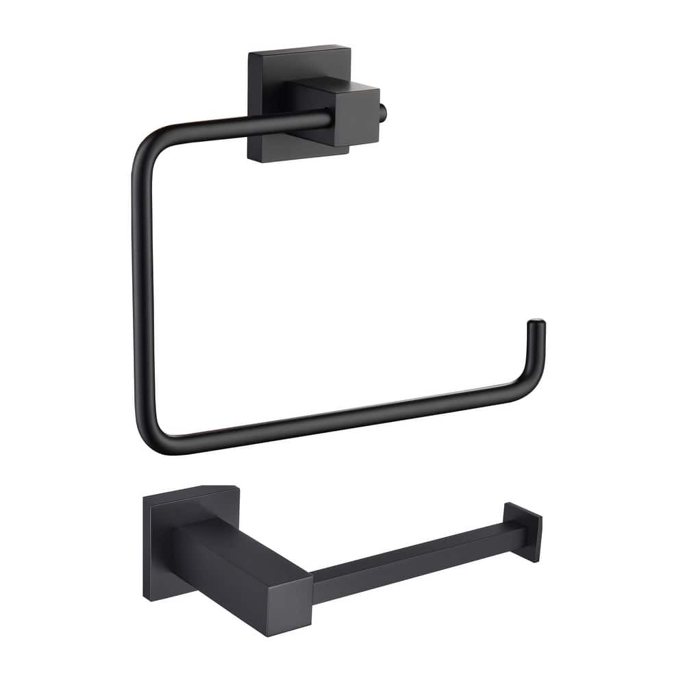 Cube 2-Piece Bathroom Hardware Set