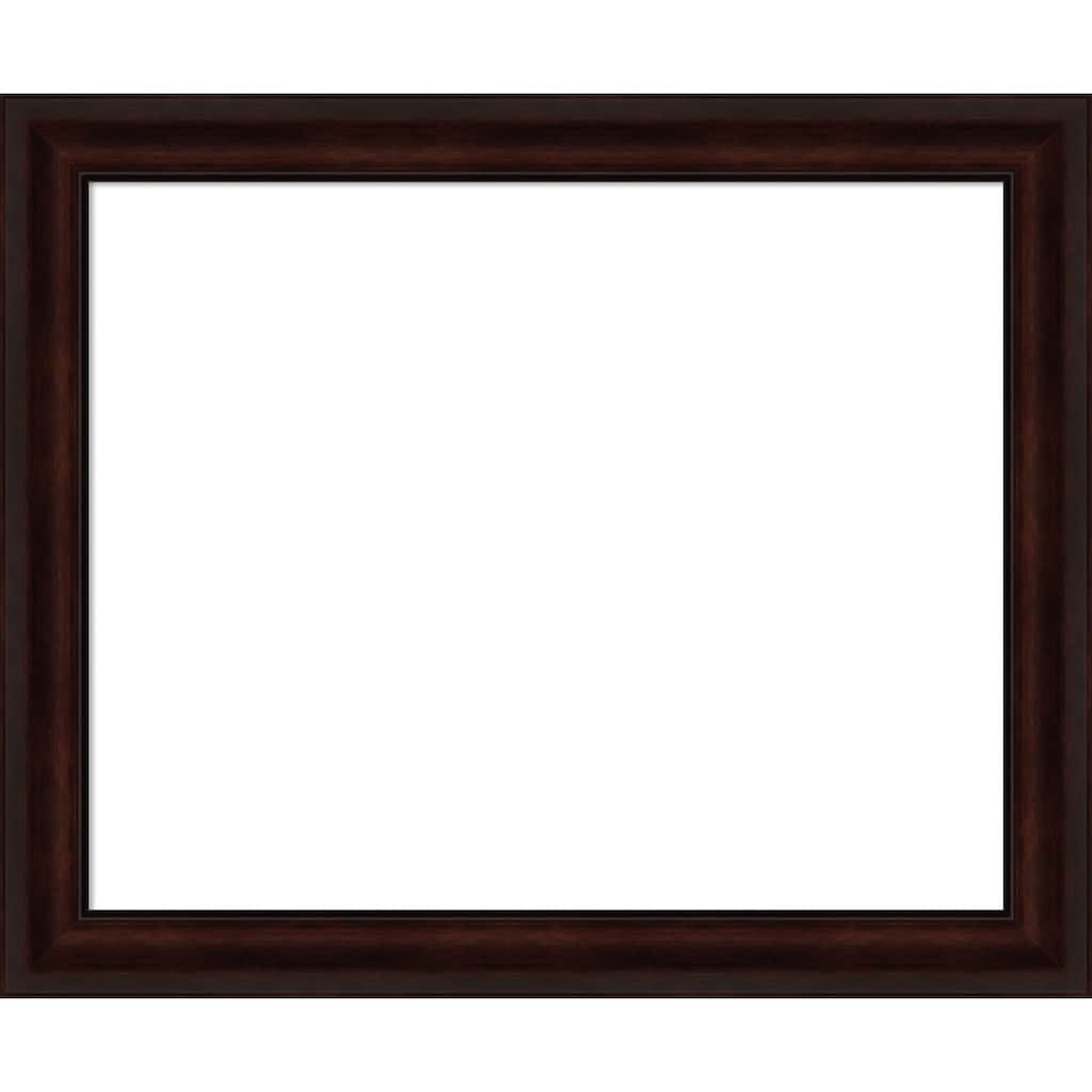 Amanti Art Coffee Bean Brown Framed Dry Erase Magnetic Board