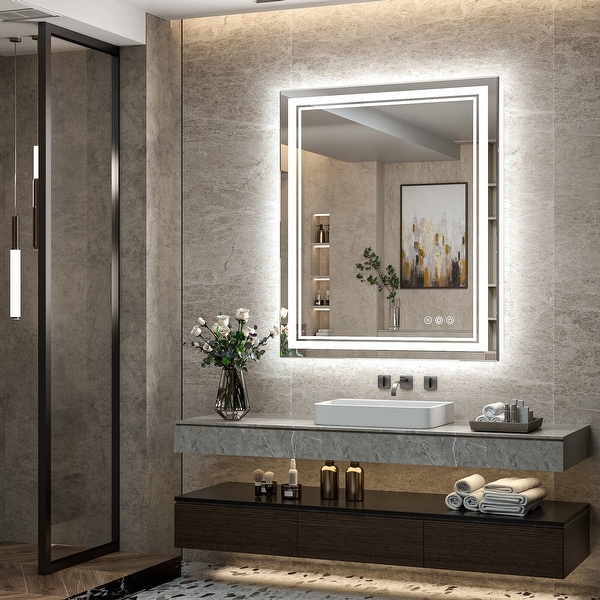 Led light with mirror discount