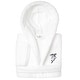 preview thumbnail 1 of 17, Sweet Kids 100% Polyester SUPER PLUSH Double Brushed Hooded Bathrobe - SHARK White - L