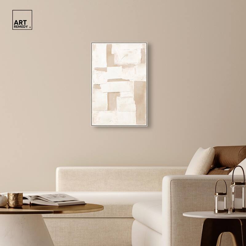 Plastered Planes III Canvas by Art Remedy