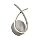 preview thumbnail 1 of 6, Artika Gamma Modern Wall Light Fixture, Brushed Nickel - Brushed Nickel