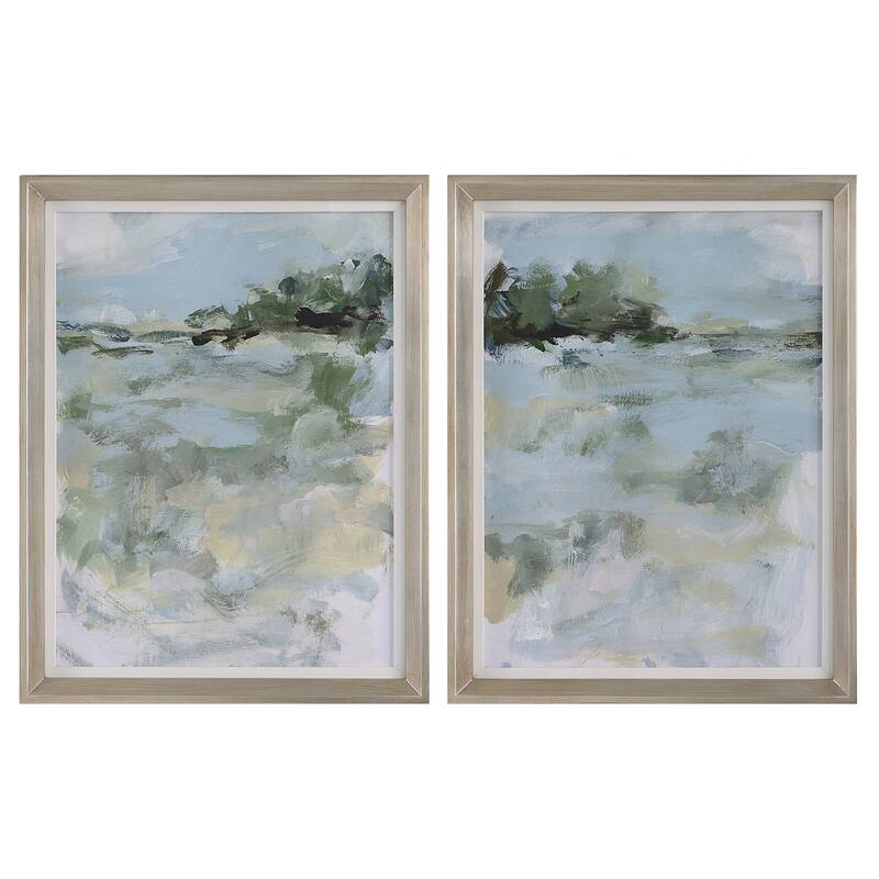 Uttermost Far Away View Framed Prints, Set/2 - 21"x27"x2"