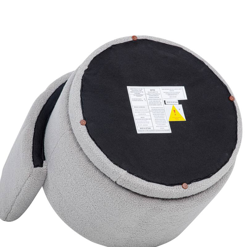 360 Degree Swivel Back Sofa Chair With Storage Space, Suitable For Bedroom and Living Room