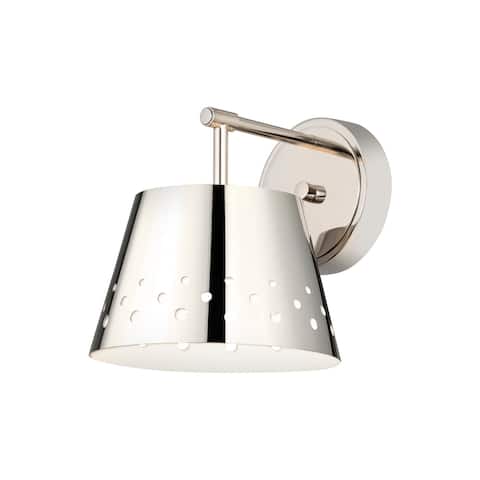 Katie 1 Light Wall Sconce - Polished Nickel