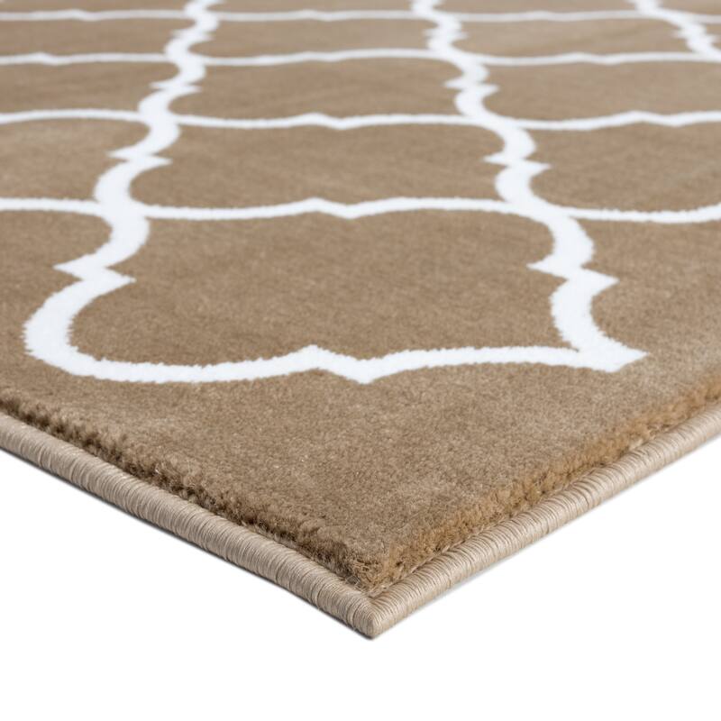 SUSSEXHOME Trellis Desing Area Rug