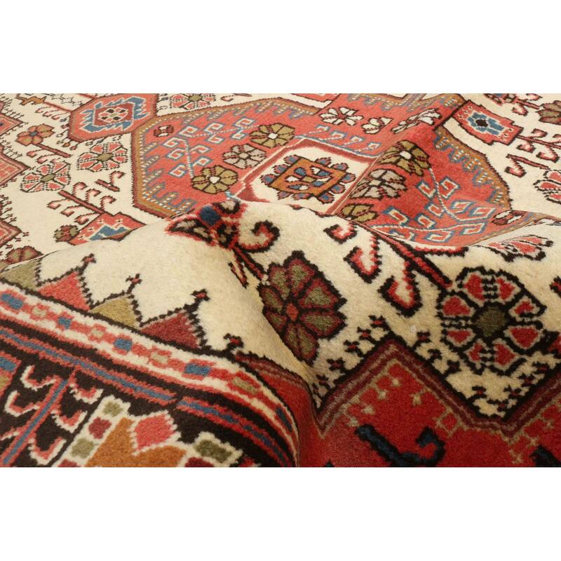 ECARPETGALLERY Hand-knotted Anadol Cream Wool Rug - 3'5 x 4'10