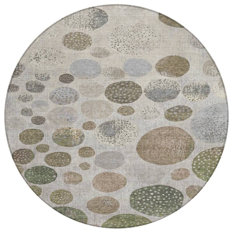 HomeRoots Geometric Transitional Rectangle Outdoor Rug