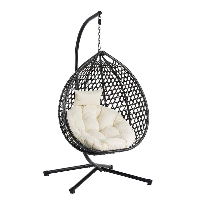 Roomfitters Versatile Hanging Egg Chair for Indoor and Outdoor Use