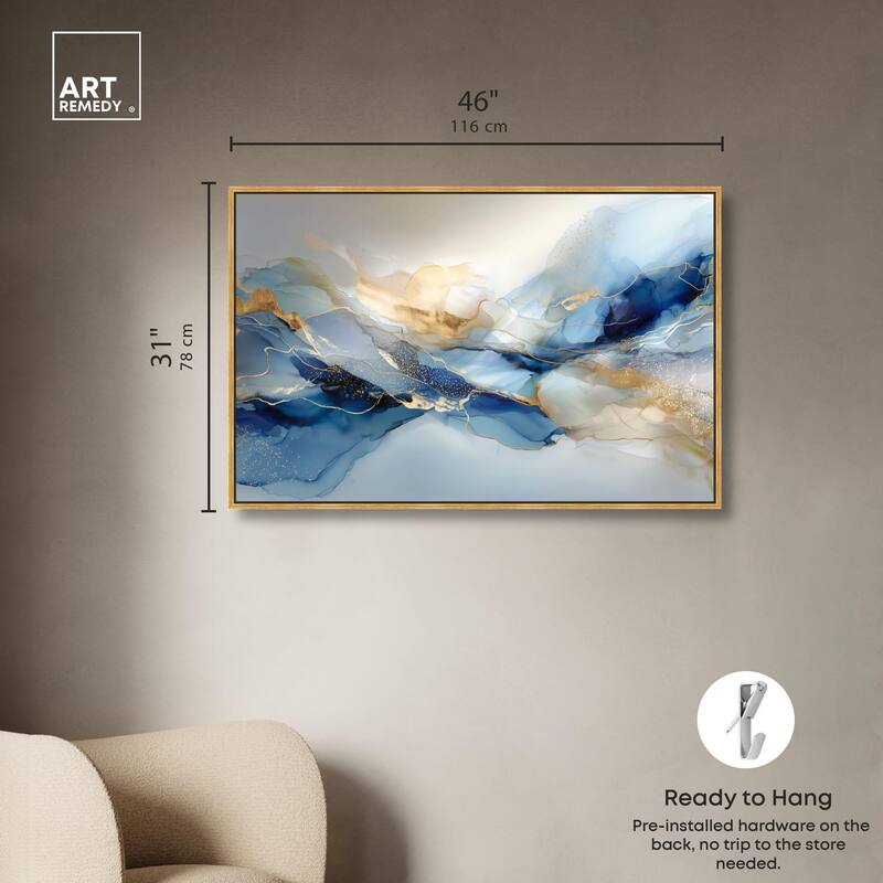 Postmodern Flow I Canvas by Art Remedy