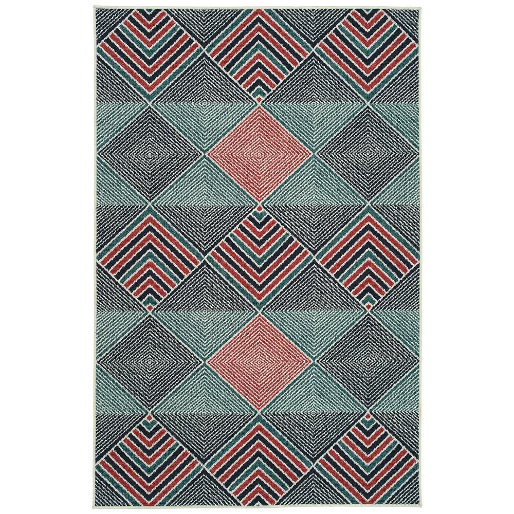 Pianta Collection Machine-Made Indoor/Outdoor Area Rug