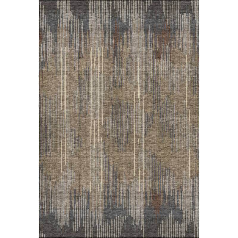 Premium Washable Super Soft Transitional Stripes Mayfield Rug
