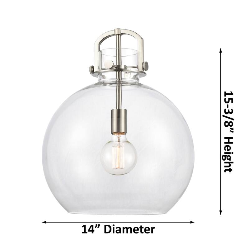 Innovations Lighting 410-1SL-20-14 Newton Sphere Pendant Newton Sphere