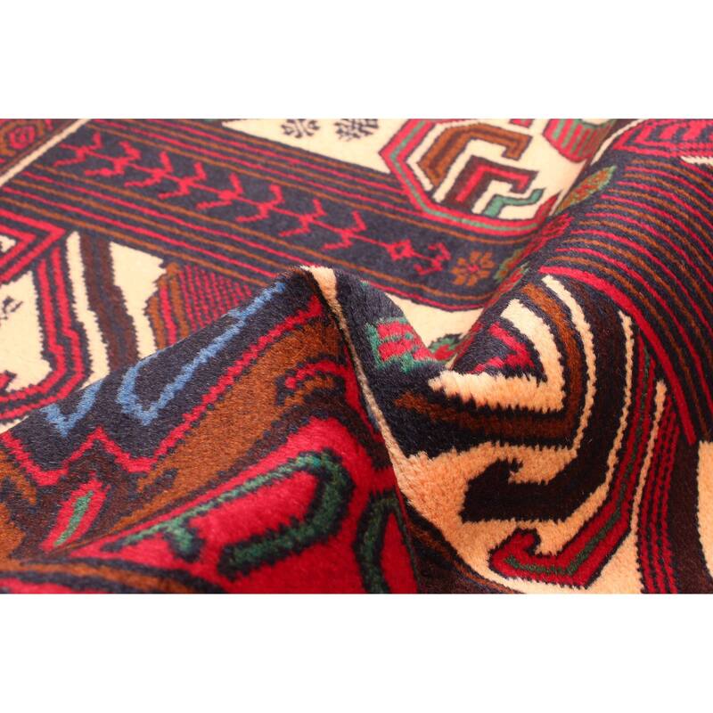 ECARPETGALLERY Hand-knotted Teimani Beige Wool Rug - 2'10 x 4'5