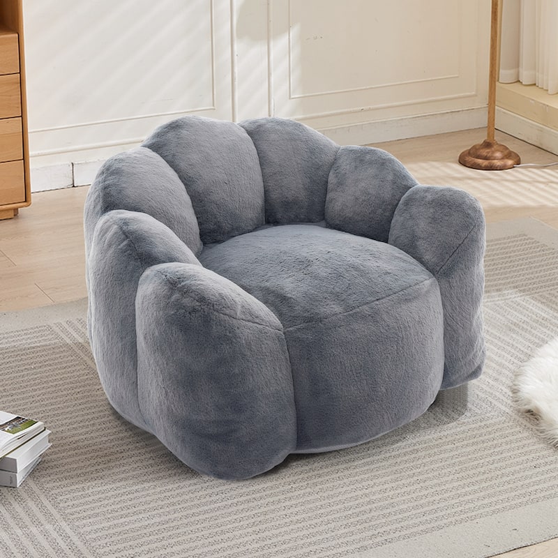 Adult Bean Bag Sofa with Pull Ring can be Easily Moved Suitable for Various Environments Such as Living Room, Bedroom, etc.