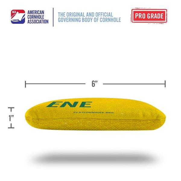 Eugene Yellow Dual Sided Cornhole Bags