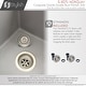 preview thumbnail 6 of 17, STYLISH 27 inch Composite Granite 60/40 Double Bowl Dual Mount Sink - 27" x 18" x 9.5"
