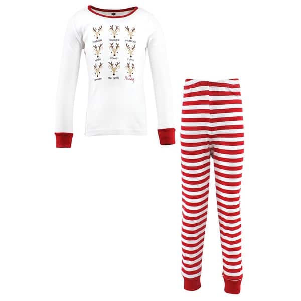 slide 2 of 2, Hudson Baby Toddler Cotton Pajama Set, Santas Reindeer