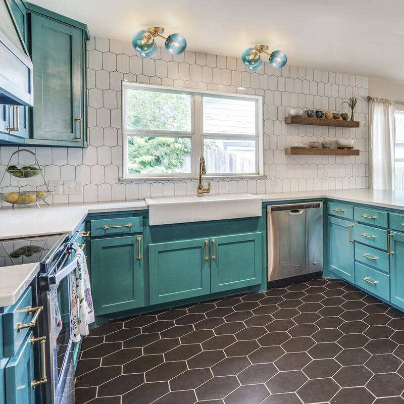 Modern 3-Light Semi Flush Mount With Opal Glass Shade