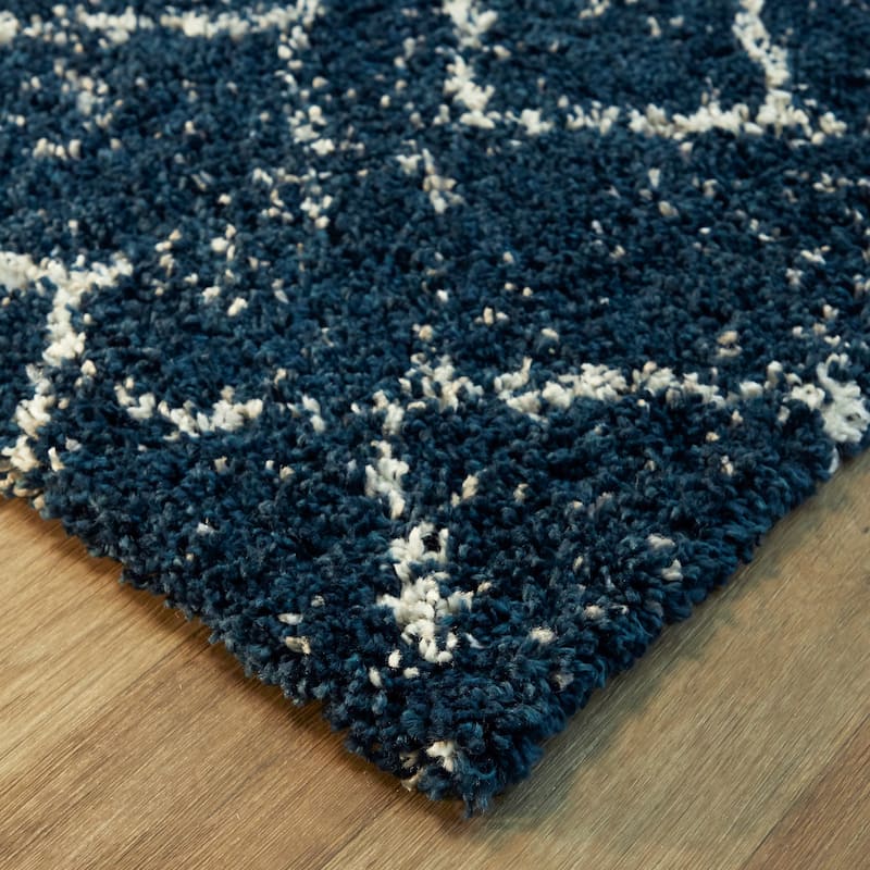Albini Abstract Shag Area Rug