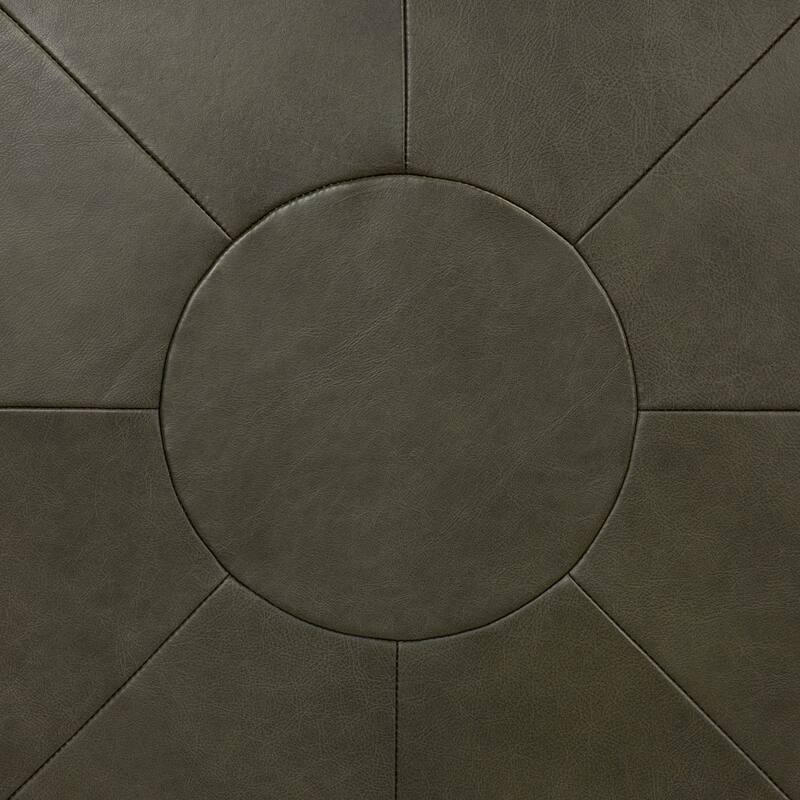 Poly & Bark Gio Ottoman - Full Grain Genuine Italian Leather