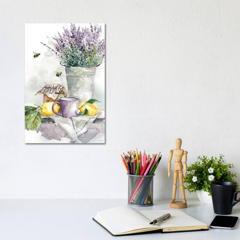 iCanvas "Lavender Lemon and Honey Tea" by Carol Robinson Canvas Print - 12x8x0.75