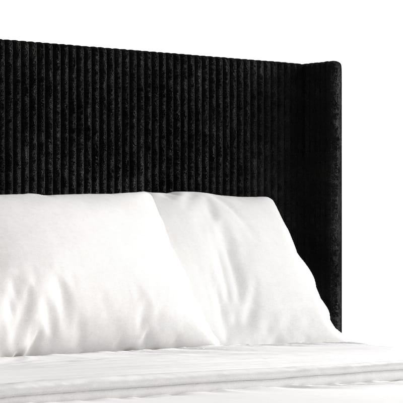 CraftPorch Luxury Wingback Platform Lift Up Storage Bed