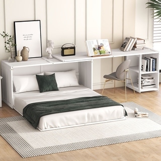 Breakwater bay mathews queen top storage murphy bed