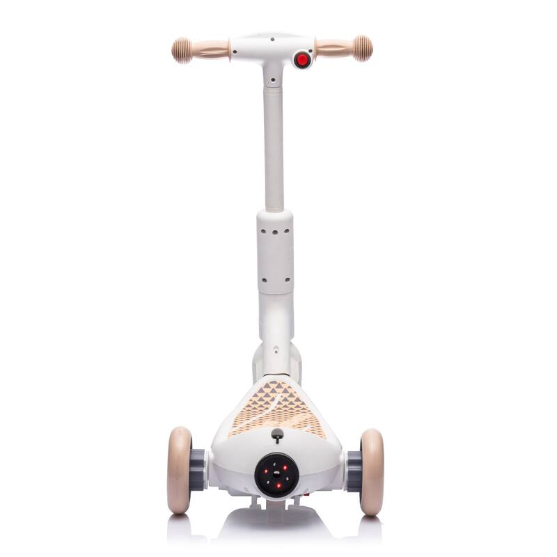 2in1 Kids Ride On Three-Wheel Balance Electric Scooter, Toy for kids, Tail Color Lights W/Spray, Wider Pedal