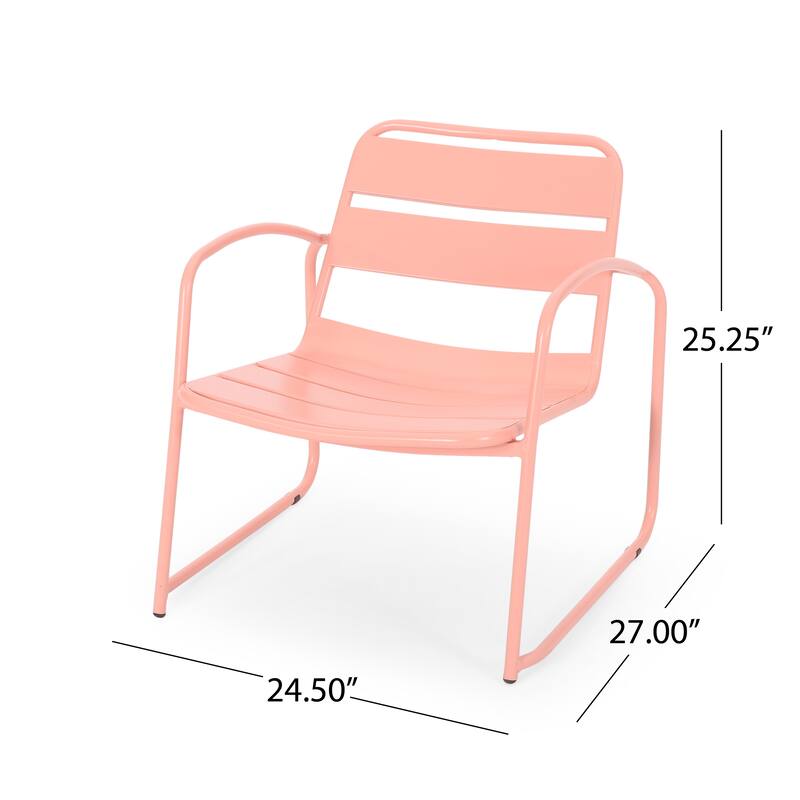 Cowan Outdoor Modern 2 Seater Chat Set by Christopher Knight Home