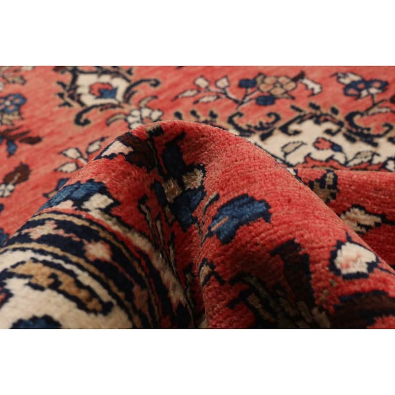 ECARPETGALLERY Hand-knotted Andelz Red Wool Rug - 3'6 x 7'2