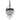 Calypso 1 Light Bronze Mini Chandelier - 7.25'' W x 13.75'' H