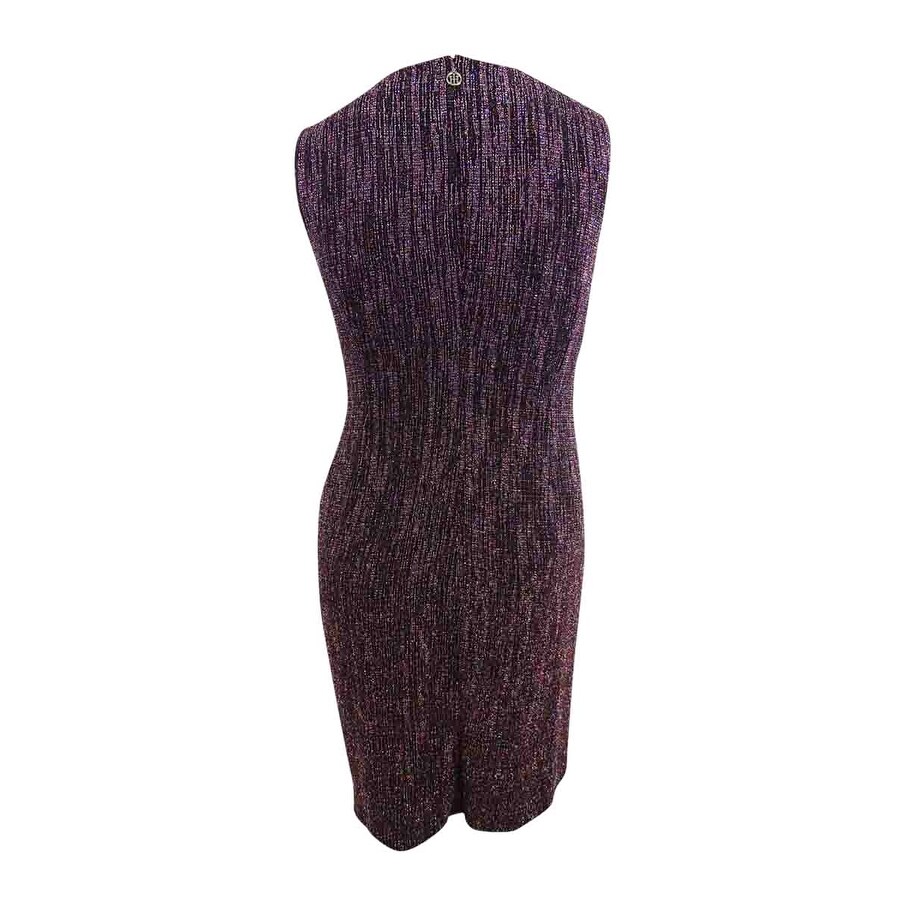 tommy hilfiger metallic sheath dress Tommy Hilfiger Metallic Sheath Dress Color Black Size 12 Style A9HK1XG1