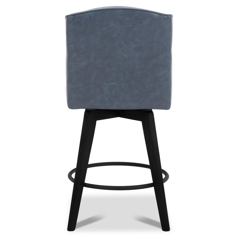 Spruce & Spring Jayden Upholstered Counter Height Swivel Barstool Set