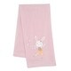 preview thumbnail 1 of 7, Bedtime Originals Tiny Dancer Pink Ballet Soft Fleece Bunny Applique Baby Blanket