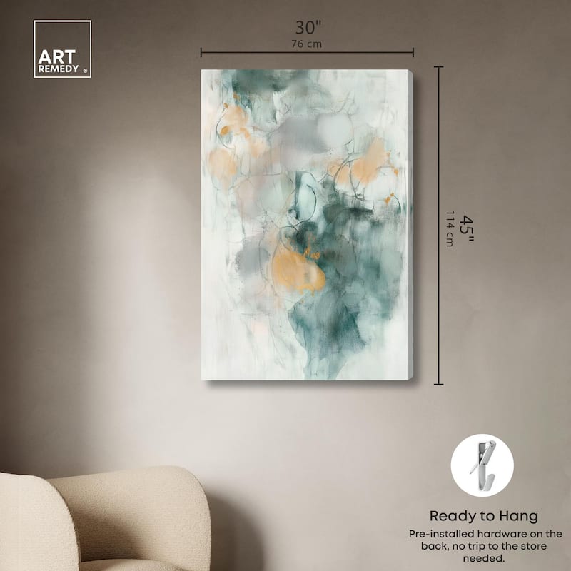 Verdant Vapors II Canvas by Art Remedy, Gallery Wrapped