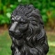 preview thumbnail 25 of 55, Glitzhome MGO Majestic Sitting Guardian Lion Statues Porch Sculpture Outdoor Indoor Set of 2