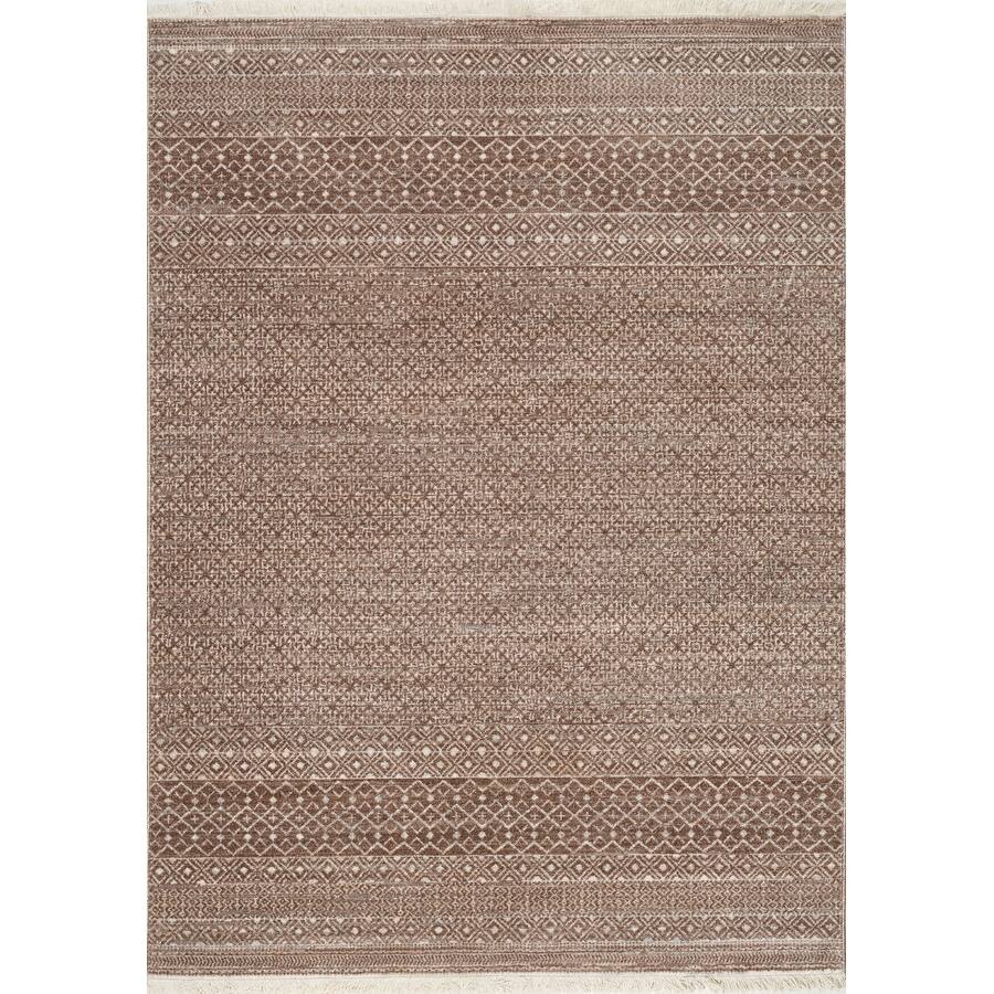 Wilson Beige Cream Intricate Banding Pattern Rug - 3' x 5'/Surplus ...